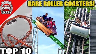 Top 10 RARE amp Unusual Roller Coasters [upl. by Nnaillek149]