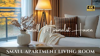 Small Apartment Living Cozy and Minimalist Living Room Ideas for Modern Comfort [upl. by Robert119]