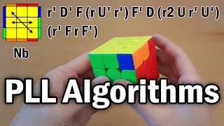 New Rubiks Cube All 21 PLL Algorithms amp Finger Tricks [upl. by Seta]