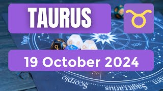 Taurus horoscope  Taurus Horoscope for Today 19 October 2024 [upl. by Sutit403]