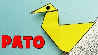 Origami  El Pato más Sencillo del Mundo [upl. by Ialohcin]