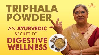 Ayurvedic Gem Triphala Powder for Optimal Digestive Wellness  Ancient Wisdom  Dr Hansaji [upl. by Verbenia]