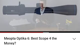 Meopta Optika 6 Best Scope 4 the Money [upl. by Ymia443]