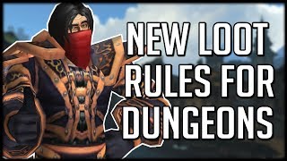 NEW LEGACY LOOT RULES FOR DUNGEONS  WoW Battle for Azeroth [upl. by Babara]