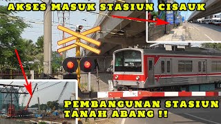 Sehari Sebelum Ditutup  Perlintasan Kereta Api KRL Cisauk Banten [upl. by Mcclelland]