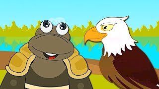 Aesops Fables  Tortoise And The Eagle  HooplaKidz [upl. by Elicia]