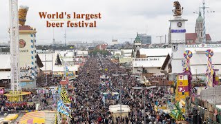 La fête de la bière  Oktoberfest à Munich [upl. by Eecart]