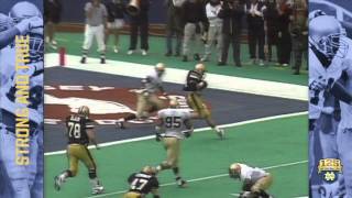 1995 vs Army  125 Years of Notre Dame Football  Moment 052 [upl. by Appolonia]