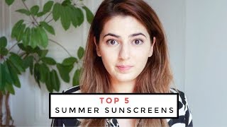 5 BEST SUNSCREENS FOR SUMMER IN INDIA  Review  Komal Basith [upl. by Zilevi99]