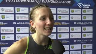 Femke Bol Runs Meet Record Of 5213 To Win Silesia Diamond League 400m Hurdles [upl. by Dralliw]