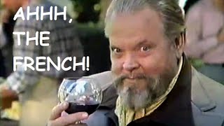 🍷A YouTube CLASSIC Orson Welles in Outtakes for Champagne Commercial🍷 [upl. by Kunkle]