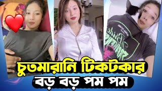 বাচ্চারা দূরে থাকো। আস্তির বিনোদন। tiktok বড় আপুদের পম পম [upl. by Rochus]