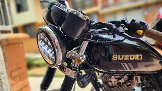 ‼️ Suzuki GN125 MODIFICADA De Moto Básica a Bestia Incontenible [upl. by Nauqaj804]