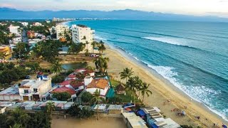 Bucerias Beach Town walking tour Nayarit  MEXICO [upl. by Warthman653]