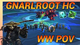 💥 GNARLROOT FIRST BOSS NEW RAID 102  DRAGONFLIGHT PTR  WINDWALKER MONK POV [upl. by Wheeler]