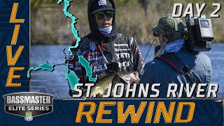 2022 Bassmaster LIVE at St Johns River  Day 2 FRIDAY [upl. by Mindi]