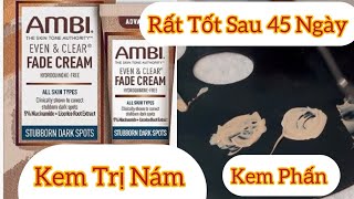 Vlog 770 Kem Trị Nám Hiệu Quả 45 Ngày Và Cách Dùng Pha Chế Kem Phấn Cho Da Đẹp AmBi Skin Care [upl. by Benoit354]