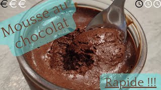 Recette mousse au chocolat facile rapide et inratable [upl. by Viole120]