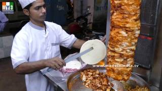 CHICKEN SHAWARMA ROLL  WORLD FAMOUS CHICKEN RECIPE street food [upl. by Brantley]