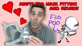 AirFit F20 ResMed Full Face CPAP Mask Fitting and Review Best Full Face Mask [upl. by Helve569]