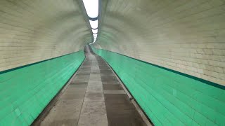 NORTH TYNESIDE  Tyne Pedestrian Tunnel and the Shields Ferry [upl. by Arrehs]