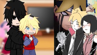 Boruto Time trevel arc react to Boruto  BoruSara  🥲👌🏻 [upl. by Lyndel829]