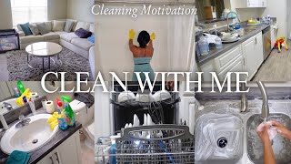 CLEAN WITH ME♡ Deep Cleaning  Decluttering My ENTIRE House  EXTREME CLEANING MOTIVATION 2024 [upl. by Yrffej195]