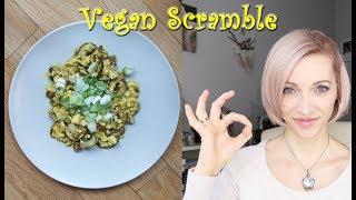 Silken Tofu Scramble 🌱 Vegan Scrambled Eggs Alternative [upl. by Rosalee]