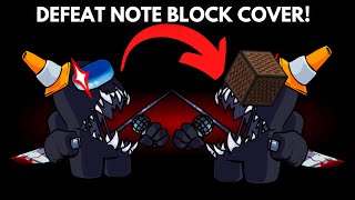 Black is Very SUSSY  Friday Night Funkin VS Impostor V3  Defeat Minecraft Note Block Cover [upl. by Tadeas]