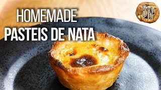 Pasteis de Nata  Portuguese Custard Tarts [upl. by Nottage]