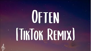 The Weeknd  Often Lyrics  She asked me if I do this everyday I said often TikTok Song [upl. by Mintun563]