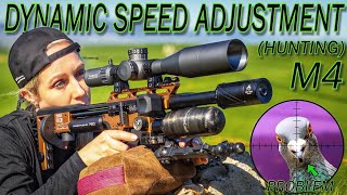 Dynamic Speed Adjustment  FX Impact M4 Compact  21gr Slugs  Hunting  Airgun Pest Control [upl. by Drofla]