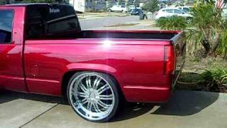 Candy Brandywine Cadillac Deville on 28quot Starrs Wheels Ryding By  1080p HD [upl. by Islek]