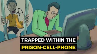 Trapped within the prisoncellphone Short animation video [upl. by Stclair]