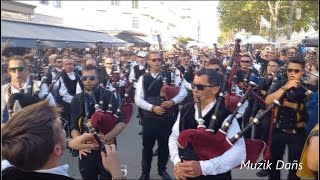 Musique bretonne  Triomphe des sonneurs des bagadoù Festival Interceltique de Lorient  août 2022 [upl. by Ahsilek]