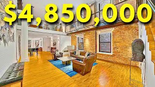 Luxury Duplex Apartment Tour in NYC  Exclusive New York City Real Estate Walkthrough [upl. by Genesia]