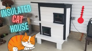 DIY Insulated Cat House [upl. by Zephaniah]