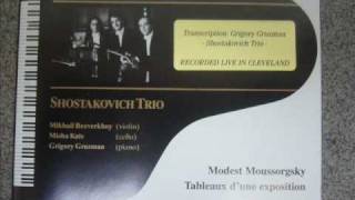 MussorgskyquotPictures at an Exhibitionquot for Piano Trio 14 [upl. by Irrem]