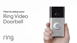 How to Set Up Your Ring Video Doorbell  Ring [upl. by Eicrad]