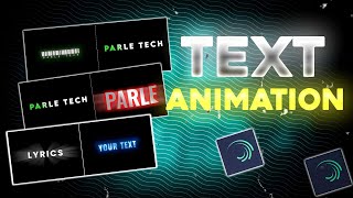 Top 10 alight motion text animation presets  XML text  text alight motion preset download free [upl. by Oirramed]