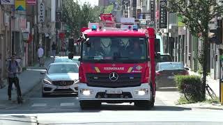 uitruk autopomp brandweer gent bijstand ambulance [upl. by Horwath]