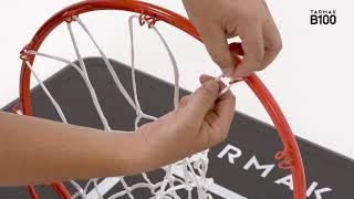 How to Assemble the B100 Easy KidsAdult Basketball Basket  Black  Decathlon Singapore [upl. by Reiss]