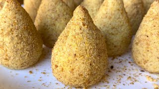 Coxinha FITNESS de batata doce e frango sem glúten e sem lactose na air fryer [upl. by Ettenhoj]