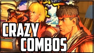 RYU and KEN Crazy Combos Street FIghter X TEKKEN [upl. by Lledal502]