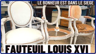 COMMENT rénover un fauteuil LOUIS XVI [upl. by Laurinda307]