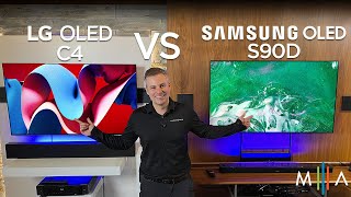 LG C4 vs Samsung S90D  Test  2 téléviseurs OLED compétitifs [upl. by Ynot]