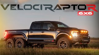 WORLDS FIRST Ford Raptor R 6X6  Supercharged 700HP V8  VelociRaptoR 6X6 by Hennessey [upl. by Shiroma919]