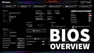 Gigabyte Z790 AORUS Elite X WiFi7 Motherboard BIOS Overview [upl. by Arriet]