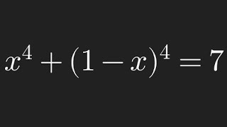 A Golden Quartic Equation [upl. by Mac]