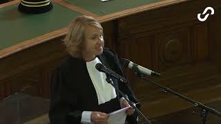 Lundi 2 septembre 2024  Rentrée judiciaire  Discours de la bâtonnière de notre Ordre Marie Dupont [upl. by Anitsirhc]